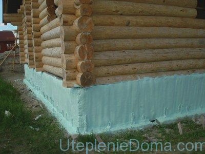 Как утеплить фундамент в деревянном доме
