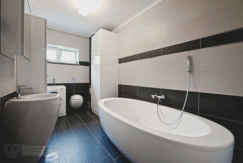 Как сделать ванную комнату больше традиционной верхней иллюминации