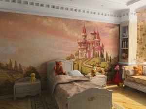 Роспись стен в детской — пригласите сказку в гости!